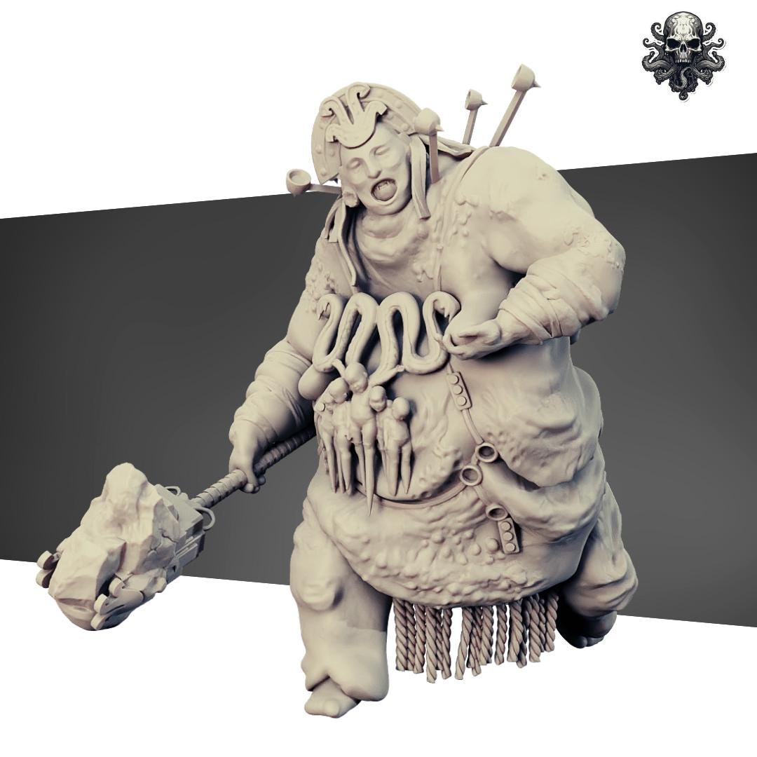 Hollowed Legion Warband - 3D printed Trench Crusade alternative miniature, Realsteone Miniatures design