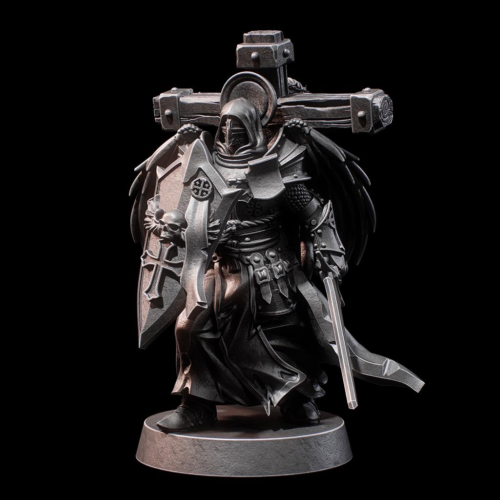 Prussian Leiutenant by Funduk25 - 3D printed Trench Crusade compatible miniature