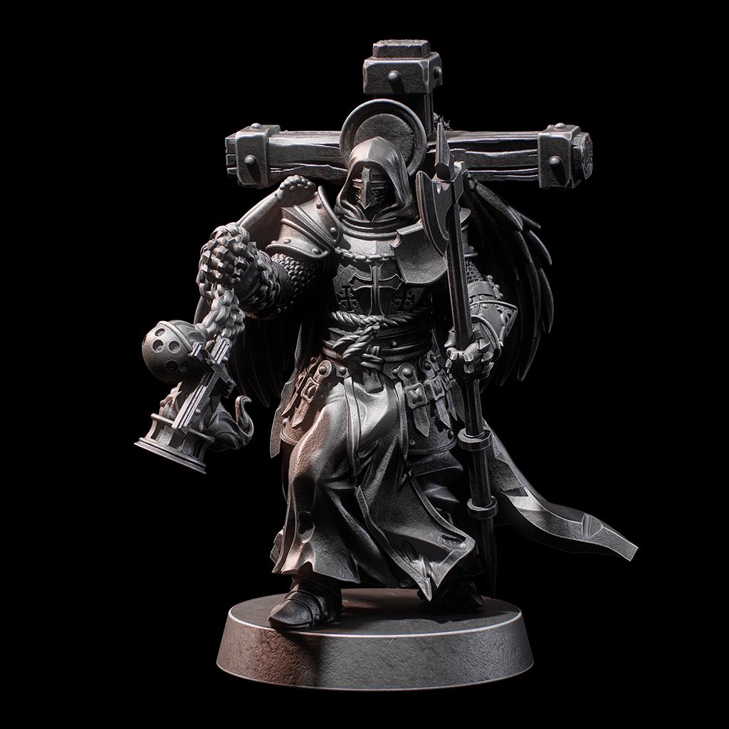 Prussian Leiutenant by Funduk25 - 3D printed Trench Crusade compatible miniature