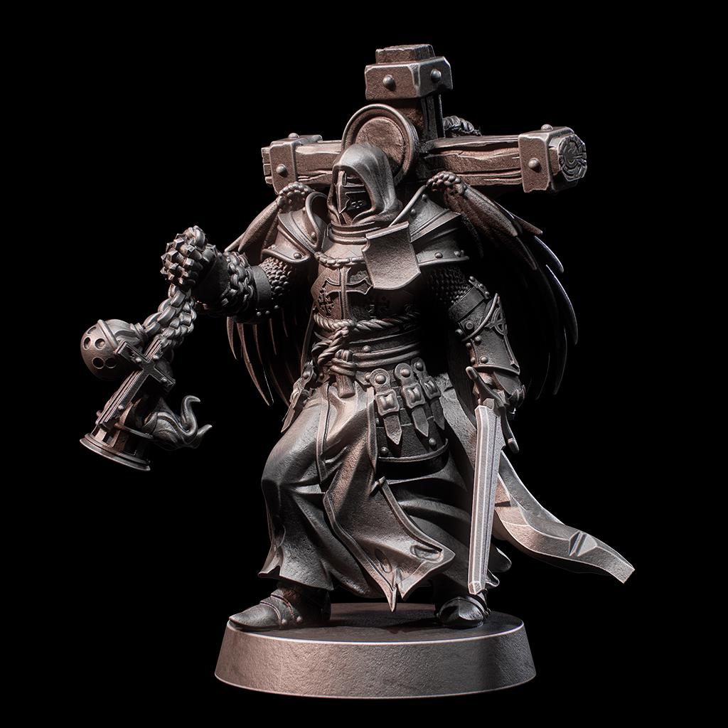 Prussian Leiutenant by Funduk25 - 3D printed Trench Crusade compatible miniature