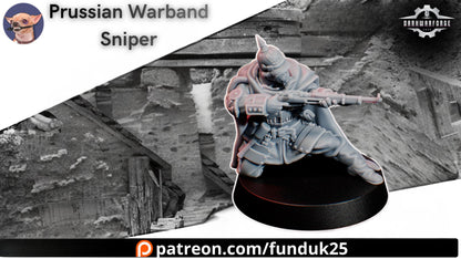 Prussian Warband Core set by Funduk25 - 3D printed Trench Crusade compatible miniature