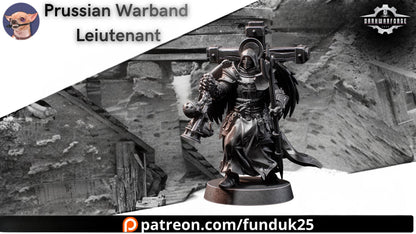 Prussian Warband Core set by Funduk25 - 3D printed Trench Crusade compatible miniature