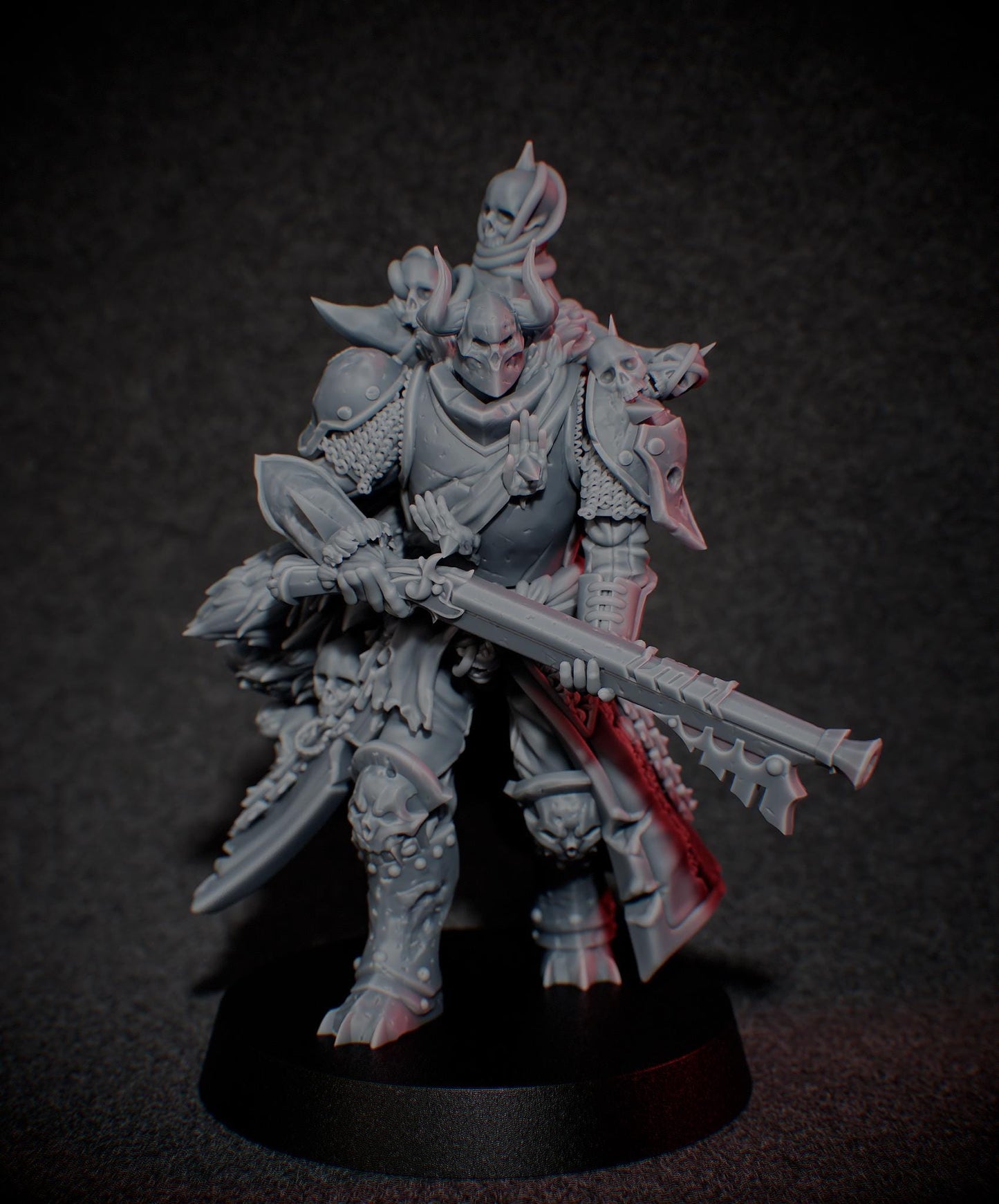 Northern Hell Knights by Funduk25 - 3D printed Trench Crusade proxy miniature