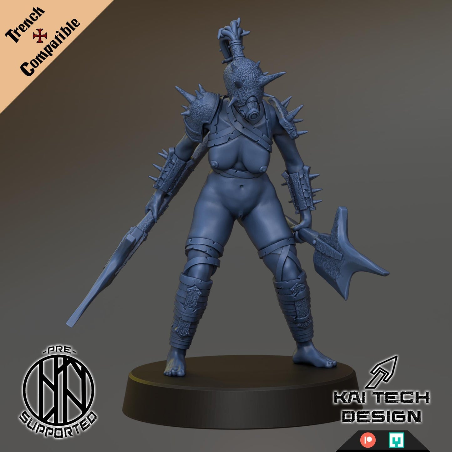 Heretic Legion Warband - 17x Grimdark Miniature - 3D printed Grimdark Miniature