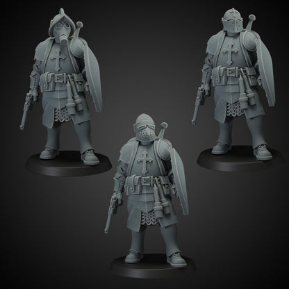 Trench Guards - 3D printed Grimdark Miniature