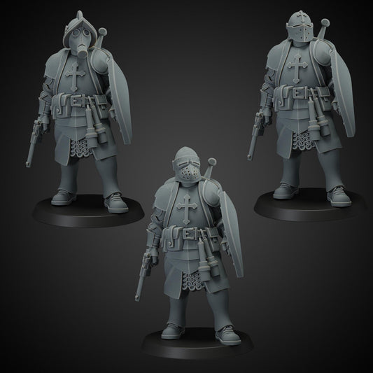 Trench Guards - 3D printed miniature  - Wargaming - Trench Grimdark