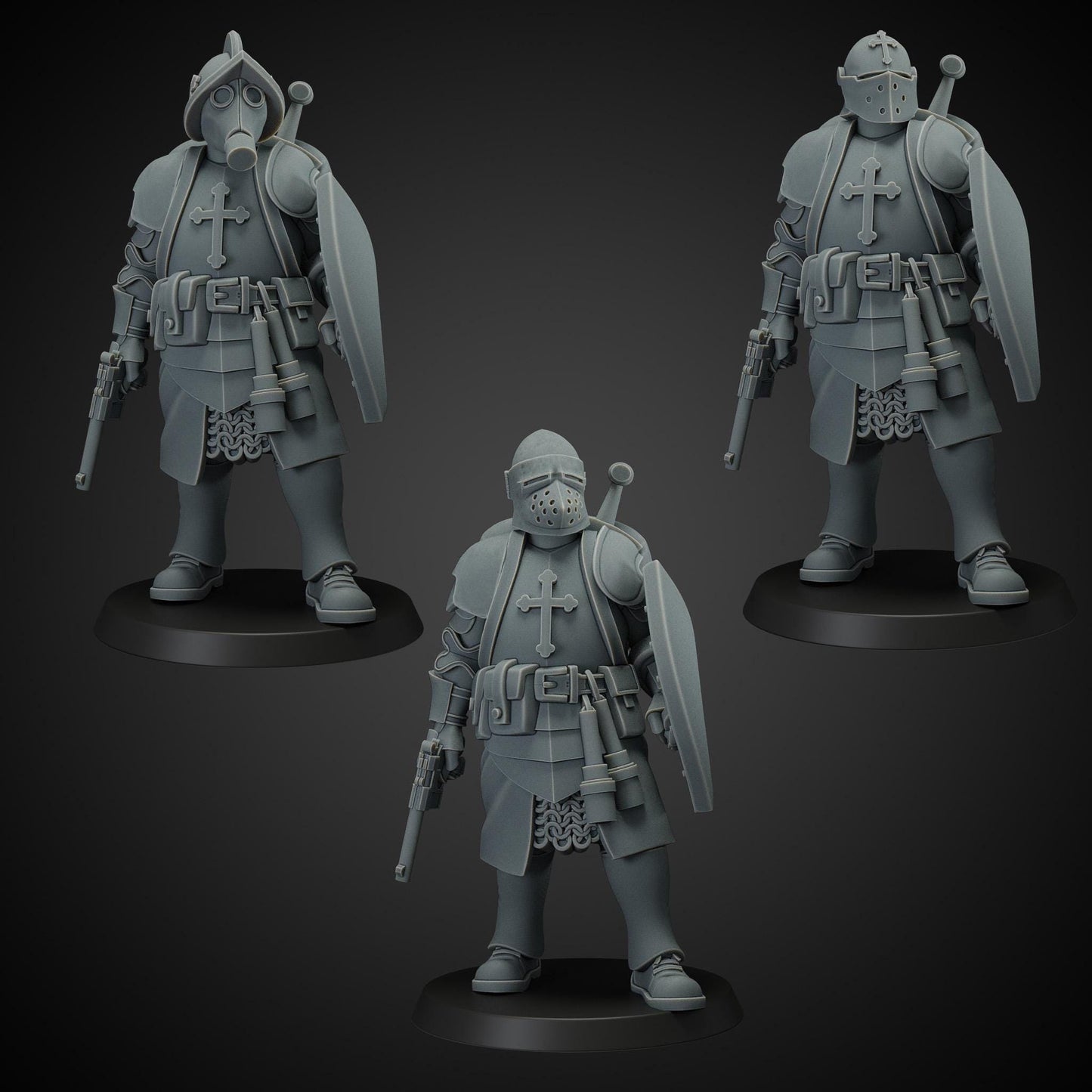 Trench Guards - 3D printed Grimdark Miniature