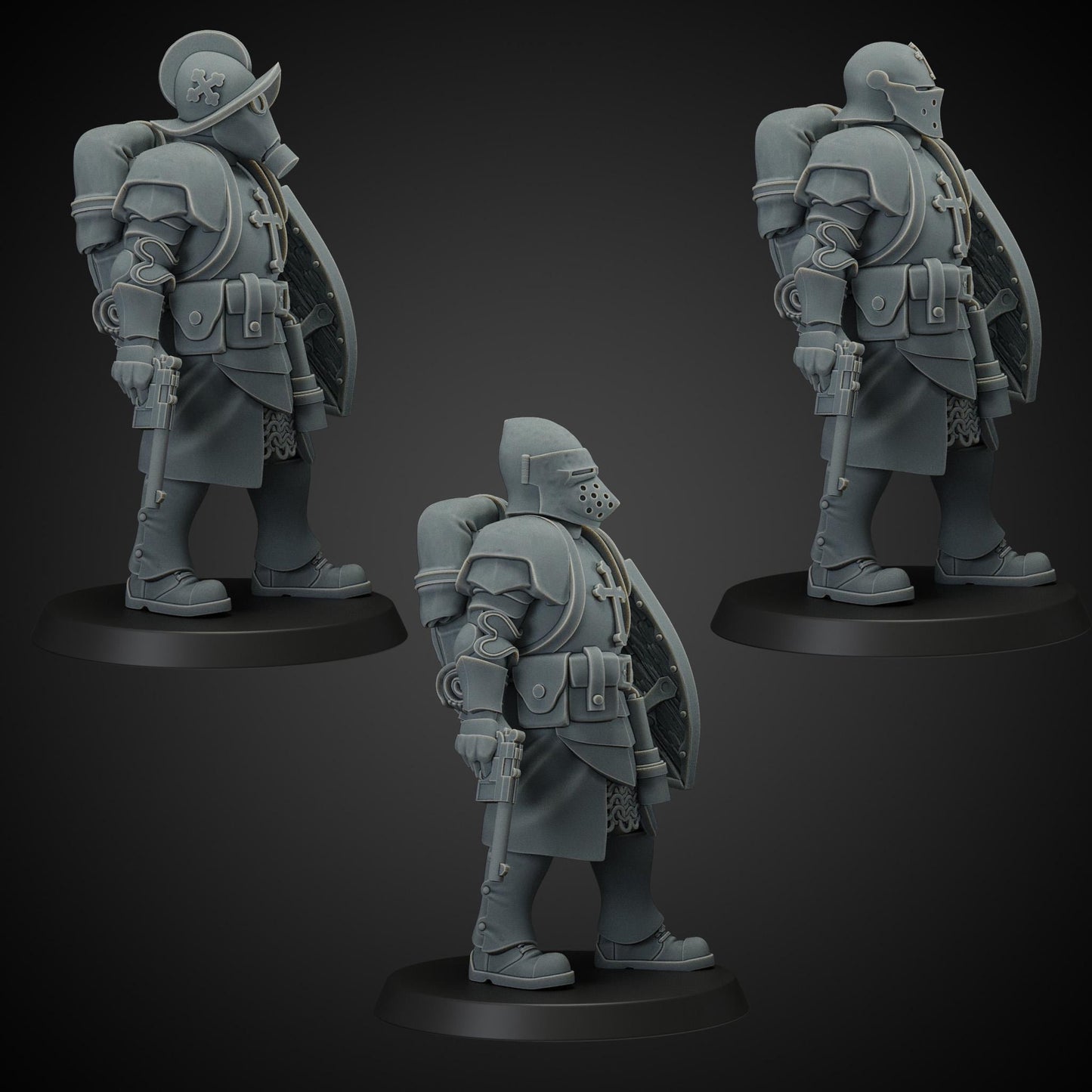 Trench Guards - 3D printed Grimdark Miniature