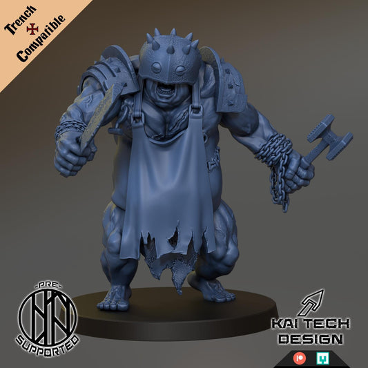 Heretic Sin Butcher - 3D printed miniature  - Wargaming - Trench Grimdark