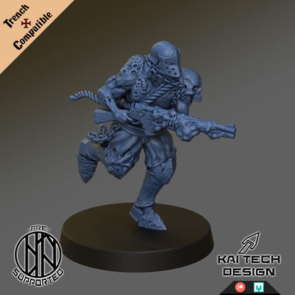 Corpse ranged Guard - 3D printed Grimdark Miniature