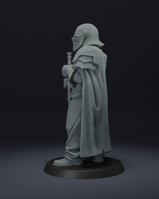 Trench Paladin by JK.Remo - 3D printed miniature  - Wargaming - Trench Grimdark