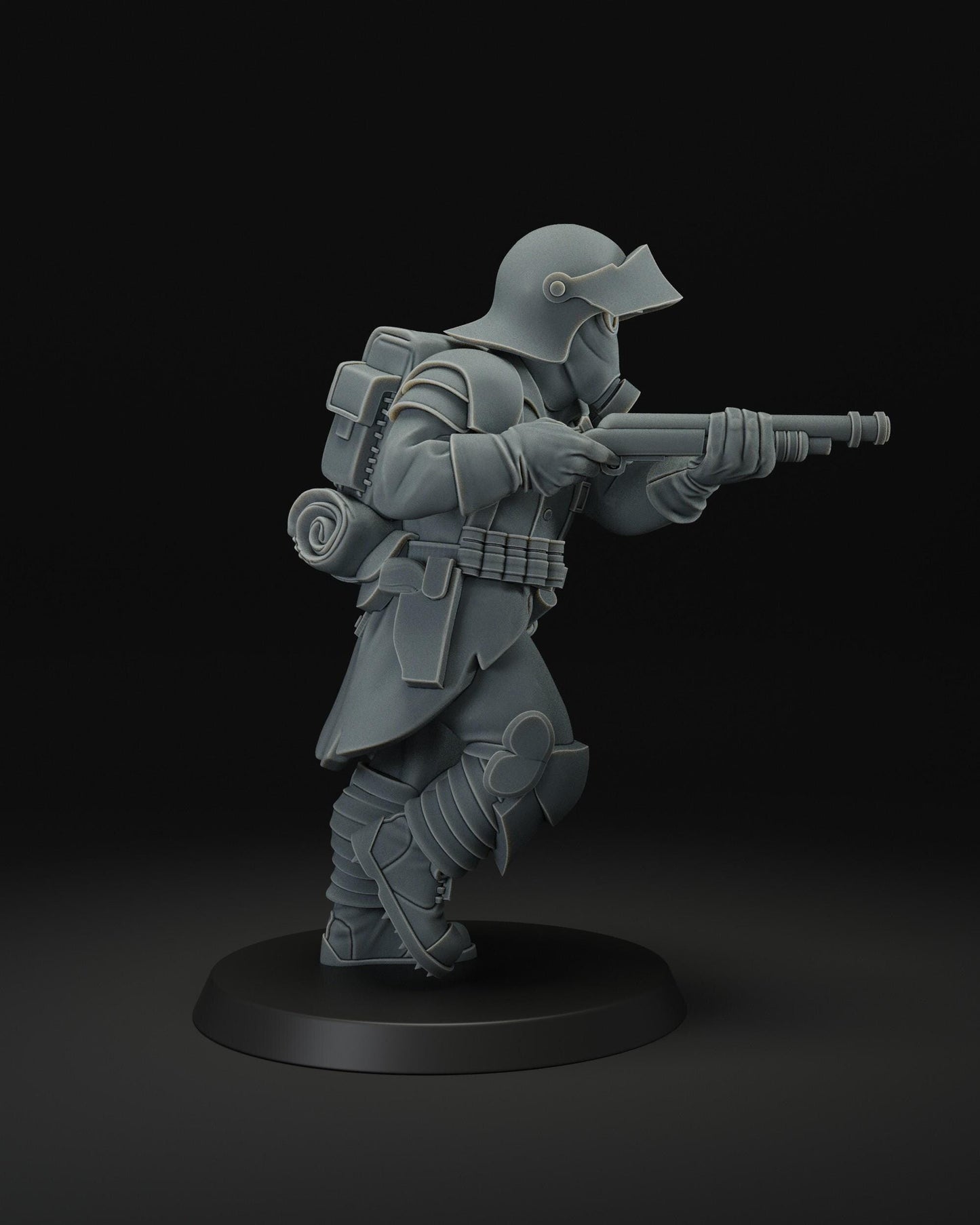 Shock Trooper - 3D printed Grimdark Miniature