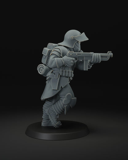 Shock Trooper - 3D printed Grimdark Miniature