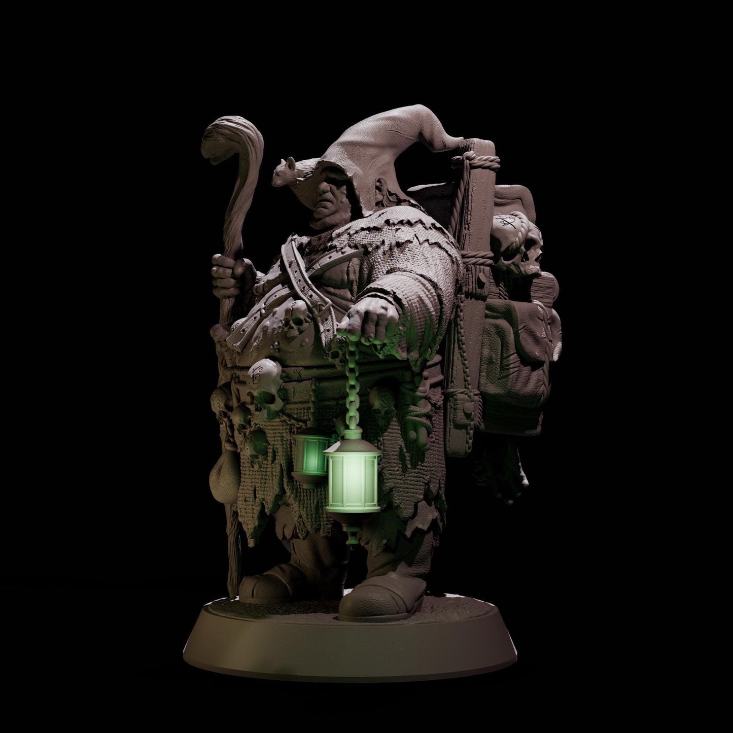 Wandering Merchant Of Rot - 3D printed miniature  - Wargaming - Trench Grimdark