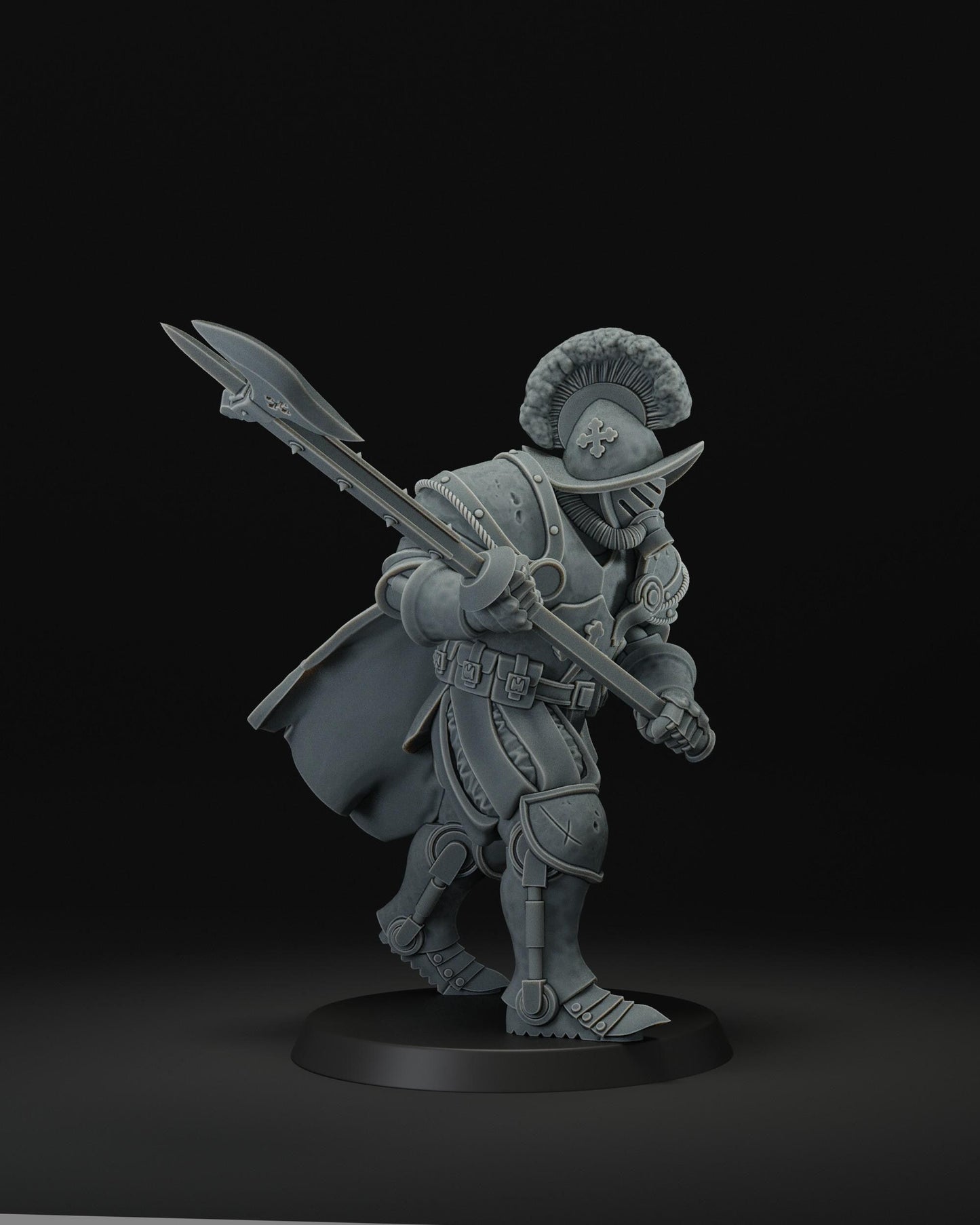 Heavy Infantry - 3D printed miniature  - Wargaming - Trench Grimdark