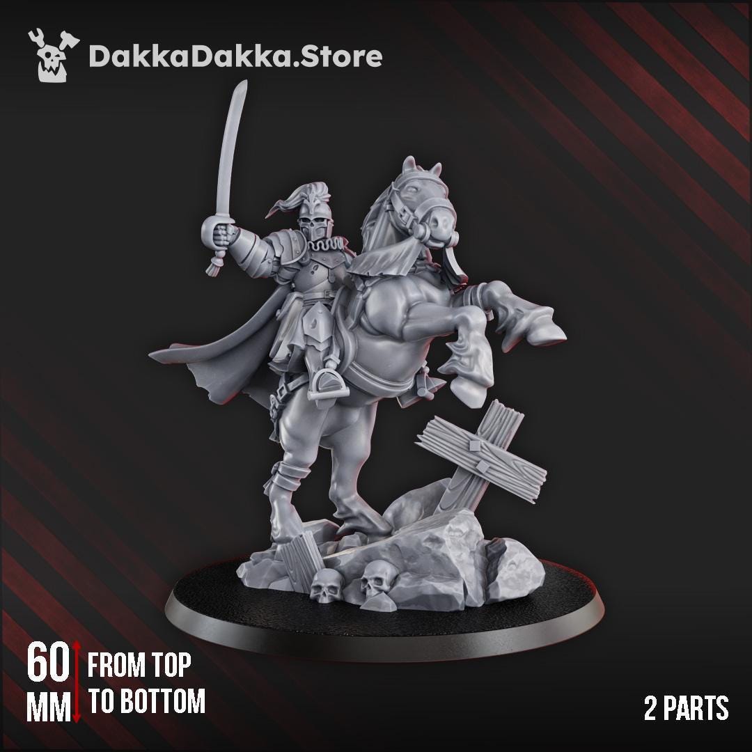 Don Miguel de Espinosa Cortes - 3D printed miniature  - Wargaming - Trench Grimdark - 3D printed Grimdark Miniature