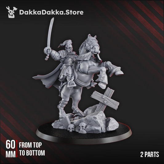 Don Miguel de Espinosa Cortes - 3D printed miniature  - Wargaming - Trench Grimdark