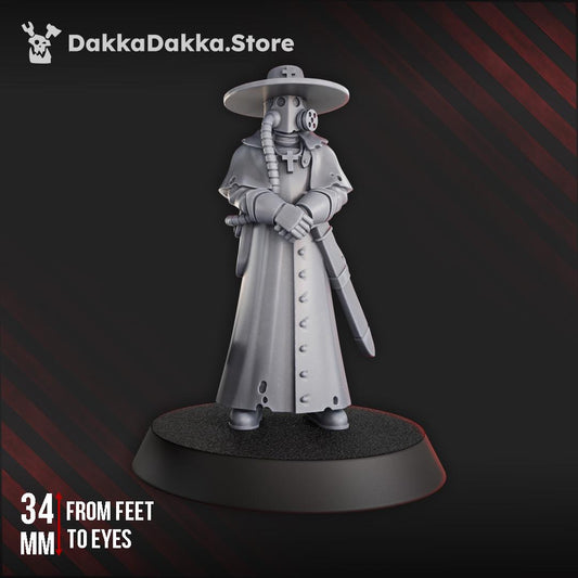 Torquemadas Priest - 3D printed miniature  - Wargaming - Trench Grimdark
