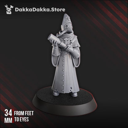 Hospitaller - 3D printed miniature  - Wargaming - Trench Grimdark