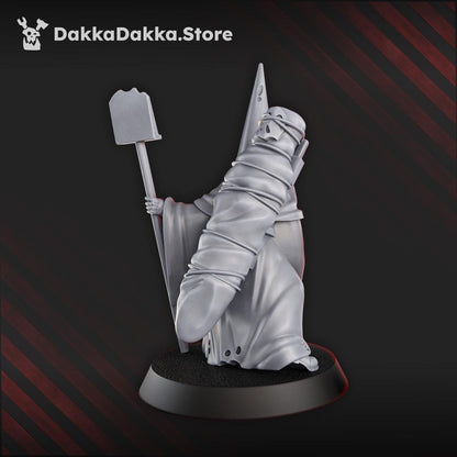Gravekeeper - 3D printed miniature  - Wargaming - Trench Grimdark