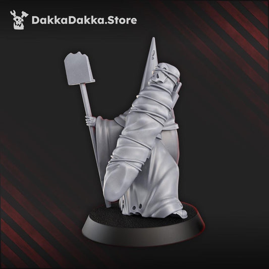 Gravekeeper by DakkaDakka - 3D printed Grimdark miniature