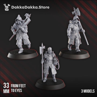 Conquistador vanguards - 3D printed miniature  - Wargaming - Trench Grimdark