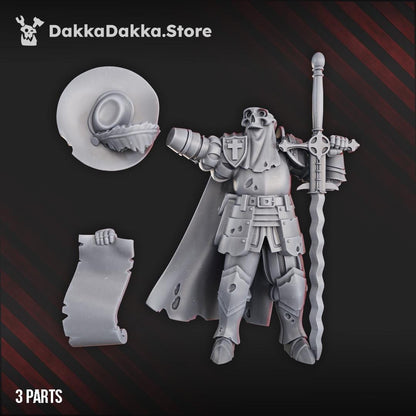 Inquisitor - 3D printed miniature  - Wargaming - Trench Grimdark