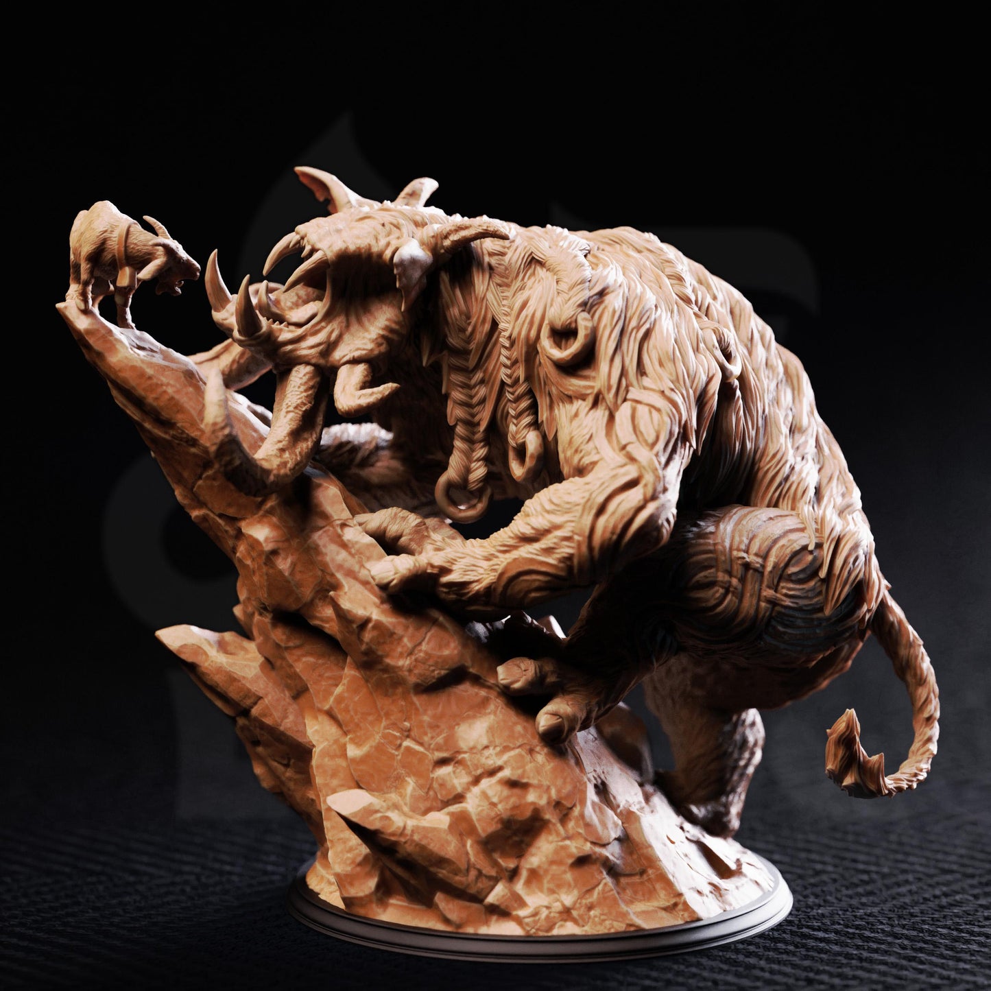 Hrimyhyrnir Frost Horned Beast - Shadow Over Nordheim By Dm Stash