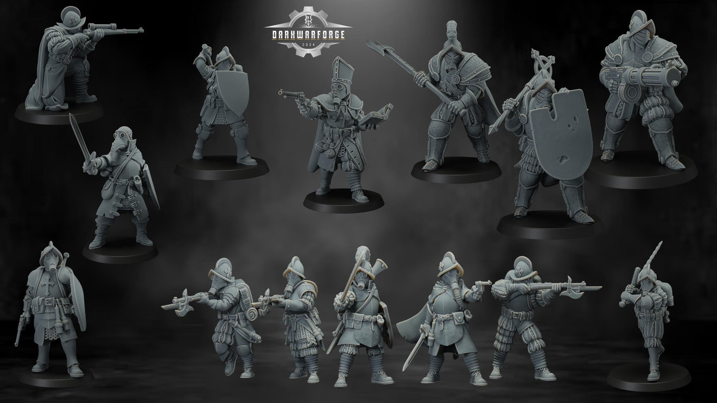 Papal Antioch Warband - 3D printed miniature  - Wargaming - Trench Grimdark