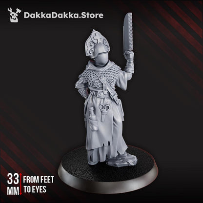 Ada The Sawbones - 3D printed miniature  - Wargaming - Trench Grimdark