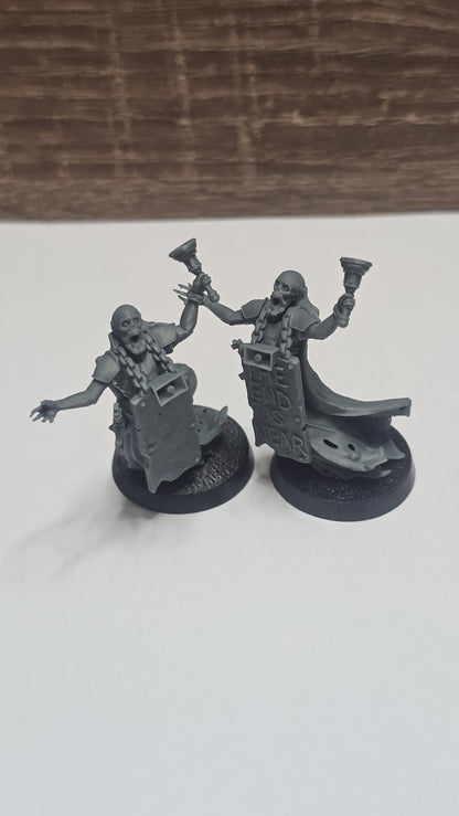 Wraith Prophets - 3D printed miniature  - Wargaming - Trench Grimdark