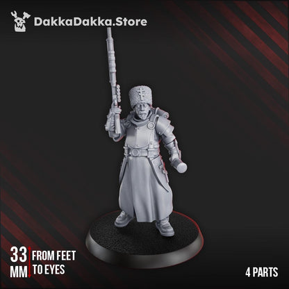 Steel Union Soldier - 3D printed Grimdark Miniature