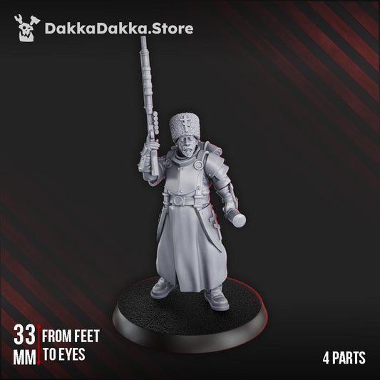 Steel Union Soldier - 3D printed miniature  - Wargaming - Trench Grimdark