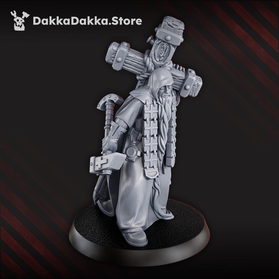 Schemonk Avvakum - 3D printed miniature  - Wargaming - Trench Grimdark