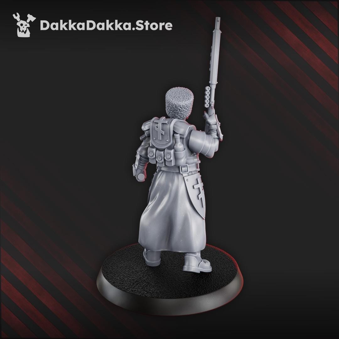 Steel Union Soldier - 3D printed Grimdark Miniature