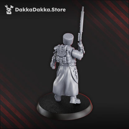 Steel Union Soldier - 3D printed Grimdark Miniature