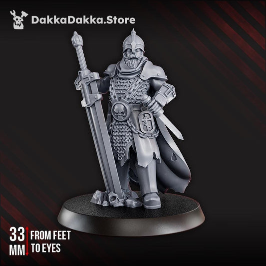Vityaz Muromets - 3D printed miniature  - Wargaming - Trench Grimdark