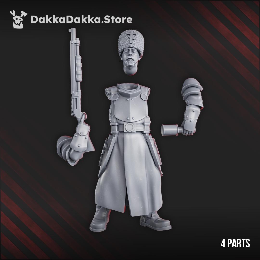 Steel Union Soldier - 3D printed Grimdark Miniature