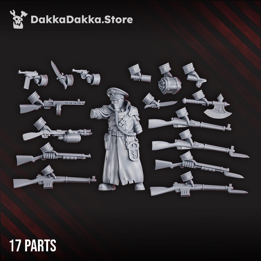 Ltn. Pachomy Zhukov - 3D printed Grimdark Miniature