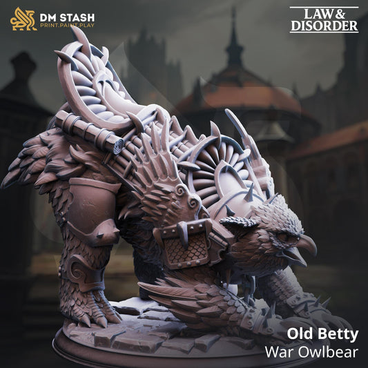 War Owlbear Old Betty - Law N Disorder By Dm Stash