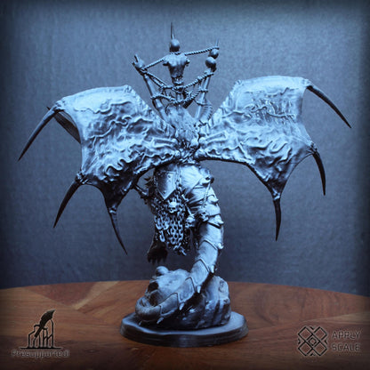 The Court Preator Warrior Deamon - 3D printed miniature  - Wargaming - Trench Grimdark - 3D printed Grimdark Miniature