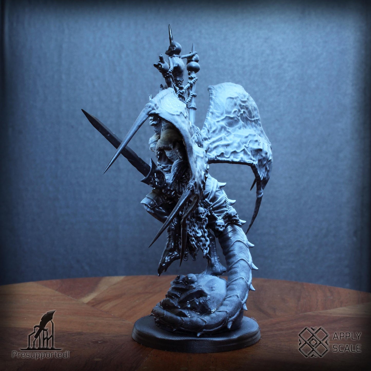 The Court Preator Warrior Deamon - 3D printed miniature  - Wargaming - Trench Grimdark