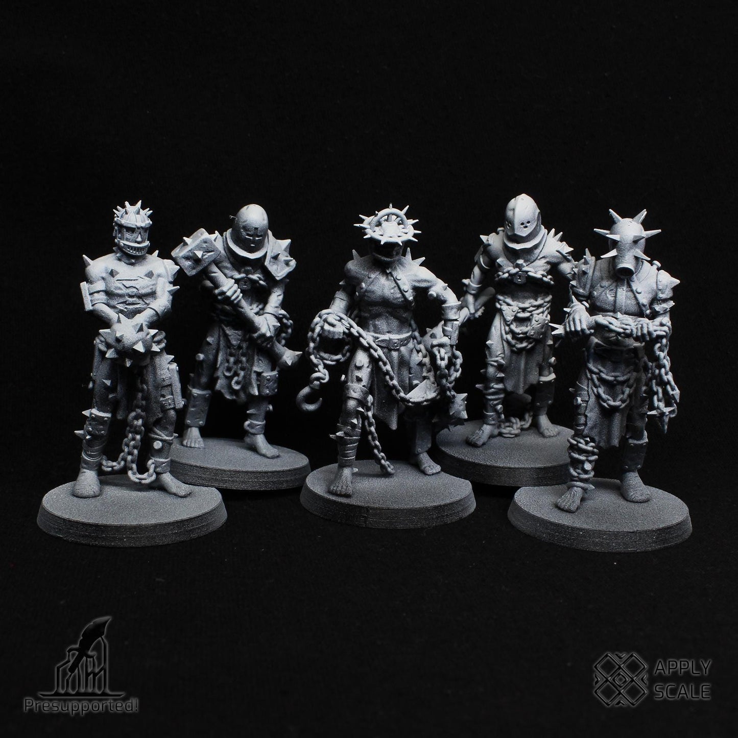 The Court Wretcheds - 3D printed miniature  - Wargaming - Trench Grimdark
