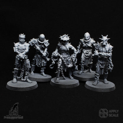 The Court - Wretcheds - 3D printed Grimdark Miniature