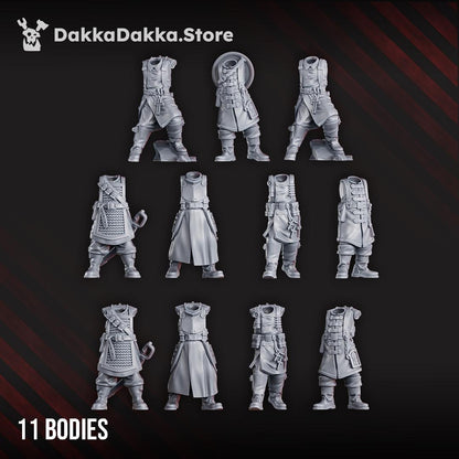 Red Druzhina Squad - 3D printed Grimdark Miniature