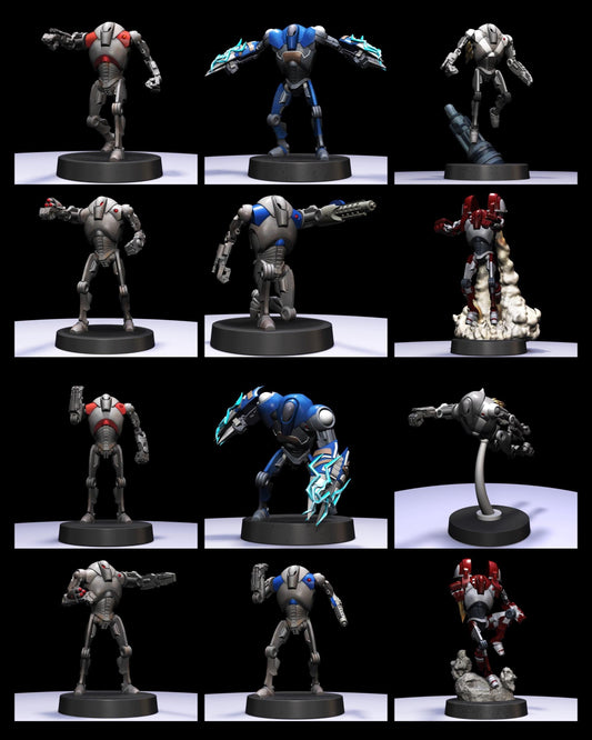 B2 Class Battle Droids by Galacit Armory - Compatible with Star Wars Legion