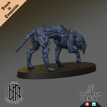 Hell Hounds - 3D printed Grimdark Miniature