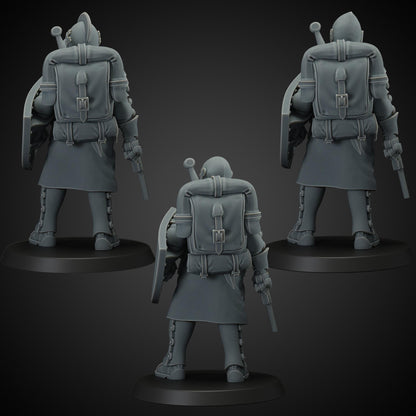 Trench Guards - 3D printed Grimdark Miniature