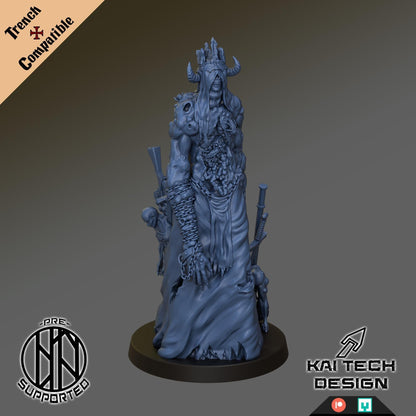Grail - Tumour Lord - 3D printed miniature  - Wargaming - Trench Grimdark
