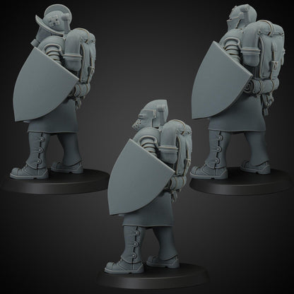 Trench Guards - 3D printed Grimdark Miniature